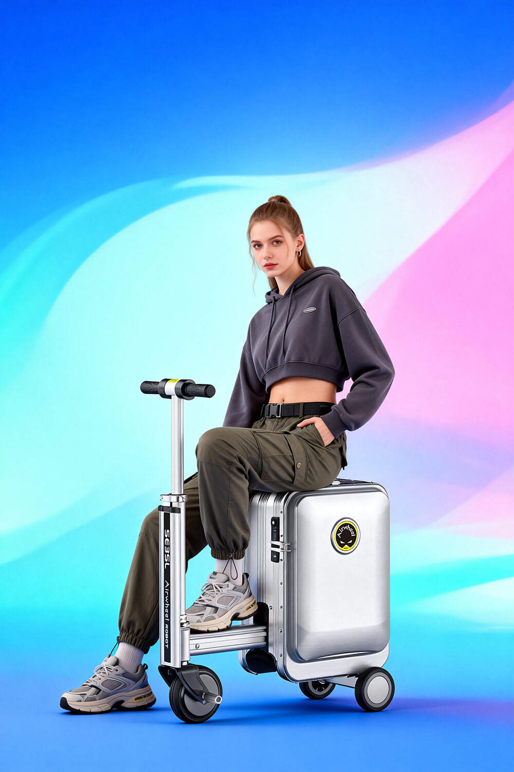 Airwheel SE3SXD Smart Riding Suitcase: The Ultimate Gear For Trade‑Show And Conference Travellers